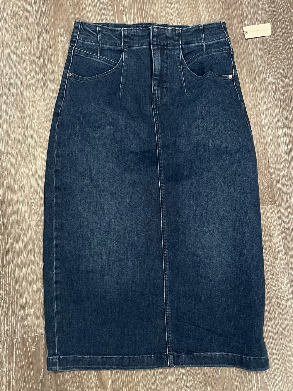 Pilcro Anthropologie Midi Denim Skirt NWT size 8